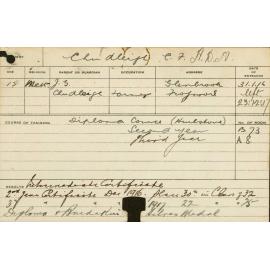 CHUDLEIGH, CF (Hawkesbury Diploma of Agriculture (HDA) (Burdekin Medal))