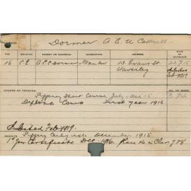 COTTRELL-DORMER, AEU (Certificate - Piggery & First year)