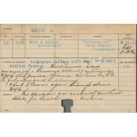 DALLEN, C (Short Course - Poultry)