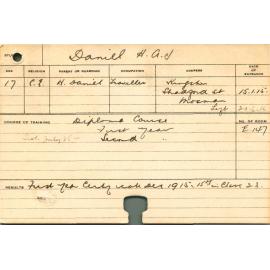 DANIEL, HAJ (Hawkesbury Diploma of Agriculture (HDA))