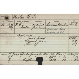 FAILES, Lawrence John (Hawkesbury Diploma of Agriculture (HDA))