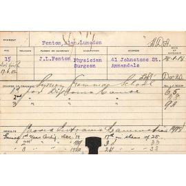 FENTON, Alan Lumsden (Hawkesbury Diploma of Agriculture (HDA))