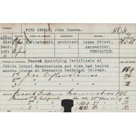 FITZGERALD, John Camden (Hawkesbury Diploma of Agriculture (HDA))