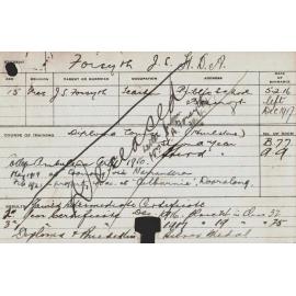 FORSYTH, JS (Hawkesbury Diploma of Agriculture (HDA) (Burdekin Medal))