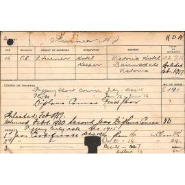 FURNER, HJ (Hawkesbury Diploma of Agriculture (HDA) & Certificate - Piggery)