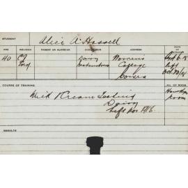 HASSALL, Alice Ann (Dairy)