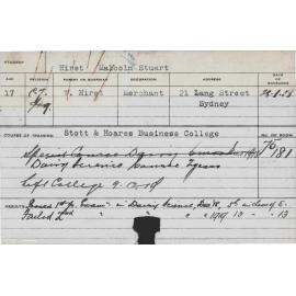 HIRST, Malcolm Stuart (Dairy Science)