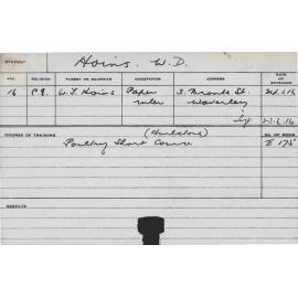 HOINS, WD (Short Course - Poultry)