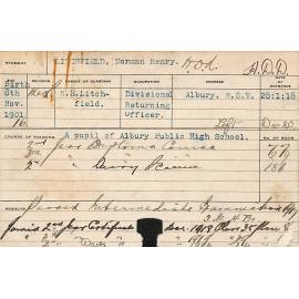 LITCHFIELD, Norman Henry (Hawkesbury Diploma of Agriculture (HDA)/ Hawkesbury Diploma in Dairy (HDD))