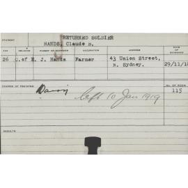 Hands, Claude B (Short Course - Dairy)