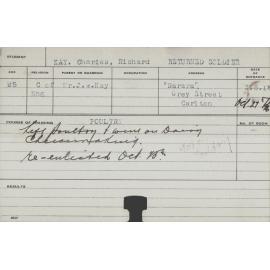 Kay, Charles Richard (Short Course - Poultry & Dairy)