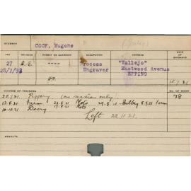 COOK, Eugene (Piggery, Farm, Poultry & Dairy)