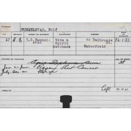 HUMMELSTAD, Rolf (Short course - Piggery & Farm)