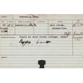 KENNELLY, Dan (Practical - Plots)