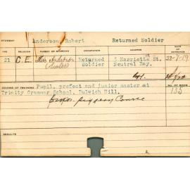 ANDERSON, Robert (Short Course - Piggery)