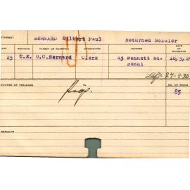 BERNARD, Gilbert Paul (Short Course - Pigs)