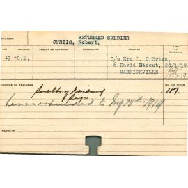 CURTIS, Robert (Short Course - Poultry Raising & Pigs)