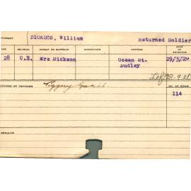 DICKSON, William (Special Course - Piggery)