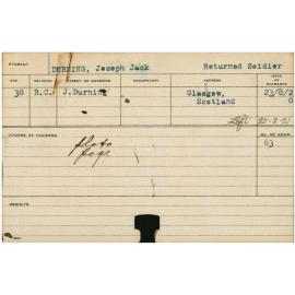 Durning, Joseph Jack (Short Course - Plots & Pigs)