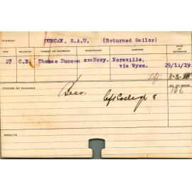 DUNCAN, SAU (Short Course - Bees)