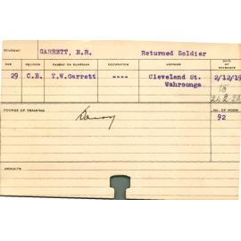 GARRETT, ER (Short Course - Dairy)