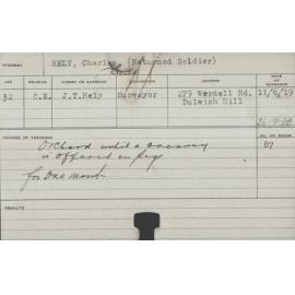 Hely, Charles (Short Course - Orchard)