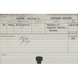 Jarvis, Charles R (Short Course - Plots & Pigs)