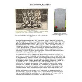 HOLLINGWORTH, Roland Edwin