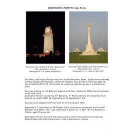 CODRINGTON-FORSYTH, Guy Percy