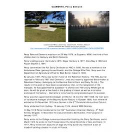 CLEMENTS, Percy Edmund