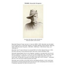 FRASER, Alexander Ferguson