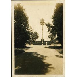 Fairy Circle and Administration Building from the Main Drive - Apr 1936 [Hawkesbury Agricultural College (HAC)]