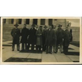 Hawkesbury Agricultural College (HAC) Rifle Team at the Melbourne War Memorial