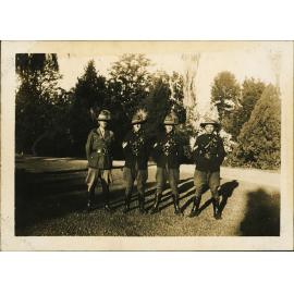 College Students in Uniform of the 4th Cavalry Mobile Veterinary Section [Hawkesbury Agricultural College (HAC)]
