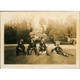 College Students in Uniform of the 4th Cavalry Mobile Veterinary Section [Hawkesbury Agricultural College (HAC)]