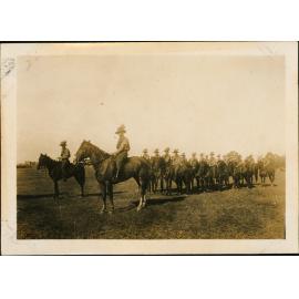 College Students in Uniform of the 4th Cavalry Mobile Veterinary Section [Hawkesbury Agricultural College (HAC)]