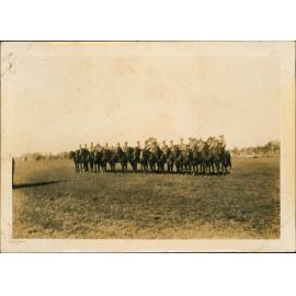 College Students in Uniform of the 4th Cavalry Mobile Veterinary Section [Hawkesbury Agricultural College (HAC)]