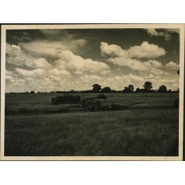Aeroplane (A4 Avro Anson) in a field (Hoskins Airfield, New Britain Island, Papua New Guinea)