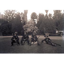 College Students in Uniform of the 4th Cavalry Mobile Veterinary Section [Hawkesbury Agricultural College (HAC)]