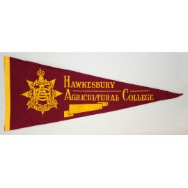 Large sports pennant [Hawkesbury Agricultural College (HAC)]