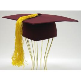 Blood & Mustard mortar board