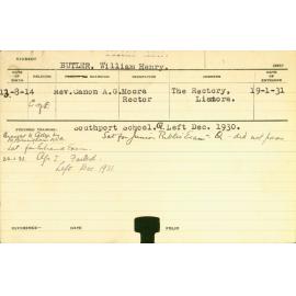 BUTLER, William Henry (Hawkesbury Diploma of Agriculture (HDA))
