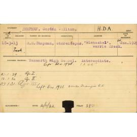 CHAPMAN, Gordon William (Hawkesbury Diploma of Agriculture (HDA))