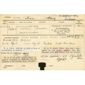 CLARK, William Anthony (Hawkesbury Diploma of Agriculture (HDA))