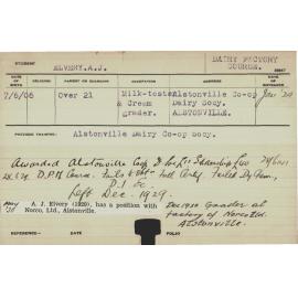 ELVERY, AJ (D.P.M. Course)