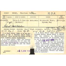 GUAN, Charles Allan (Hawkesbury Diploma of Agriculture (HDA))