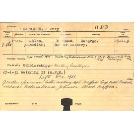 HARRISON, Henry (Hawkesbury Diploma in Dairy (HDD))