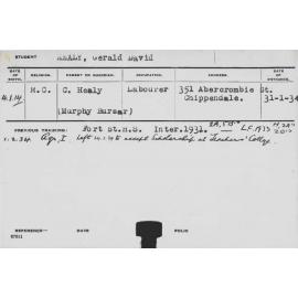 HEALY, Gerald David (Hawkesbury Diploma of Agriculture (HDA))