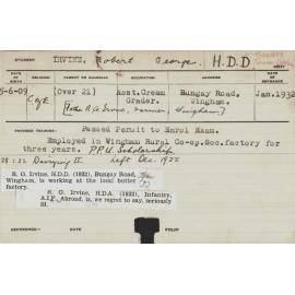 IRVINE, Robert George (Hawkesbury Diploma in Dairy (HDD))