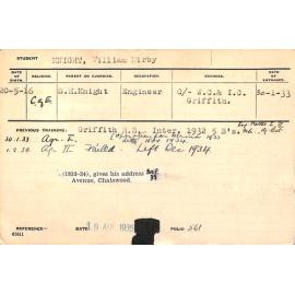 KNIGHT, William Kirby (Hawkesbury Diploma of Agriculture (HDA))